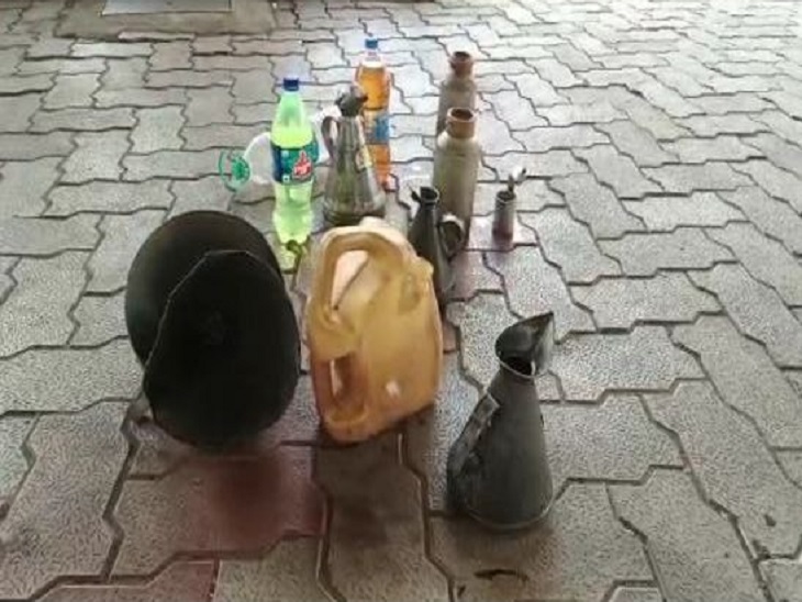 पिक पेट्रोल पंप में हो रही थी पेट्रोल की चोरी