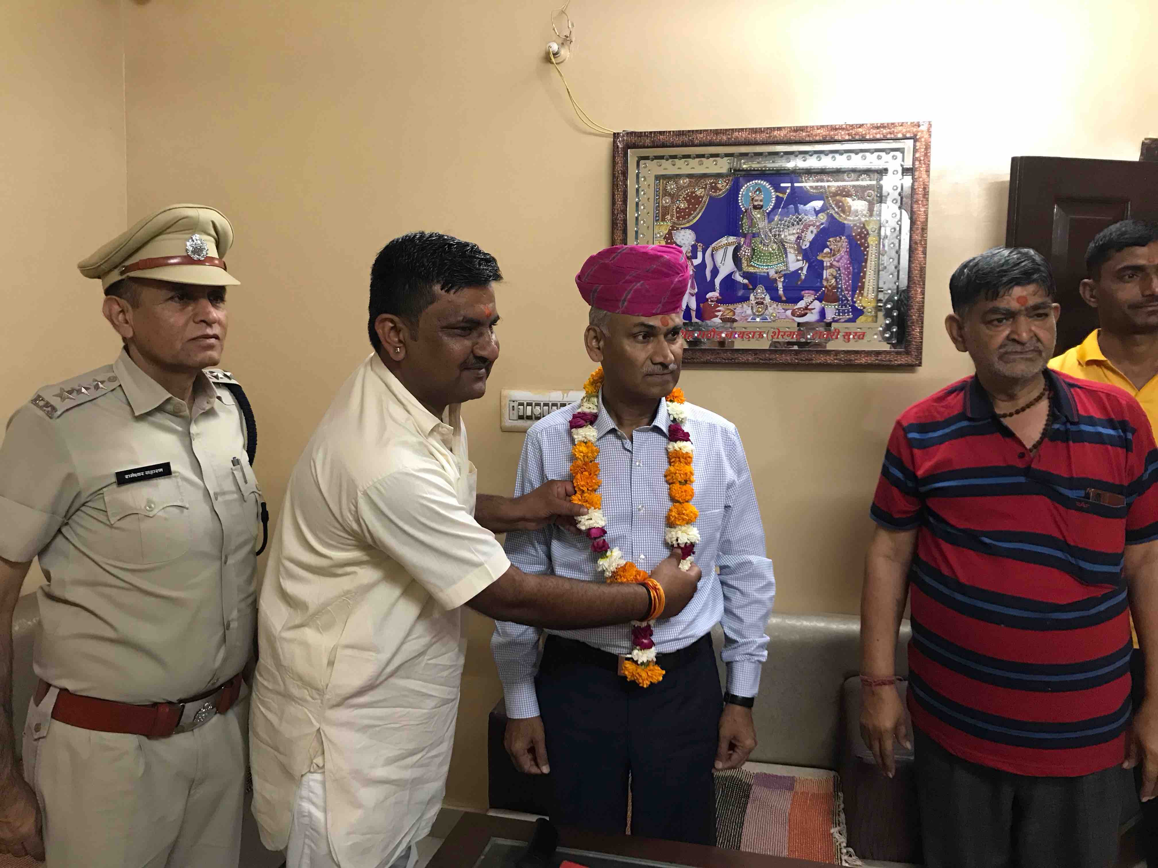 Visited Baba's tomb, took information about arrangements from police ...