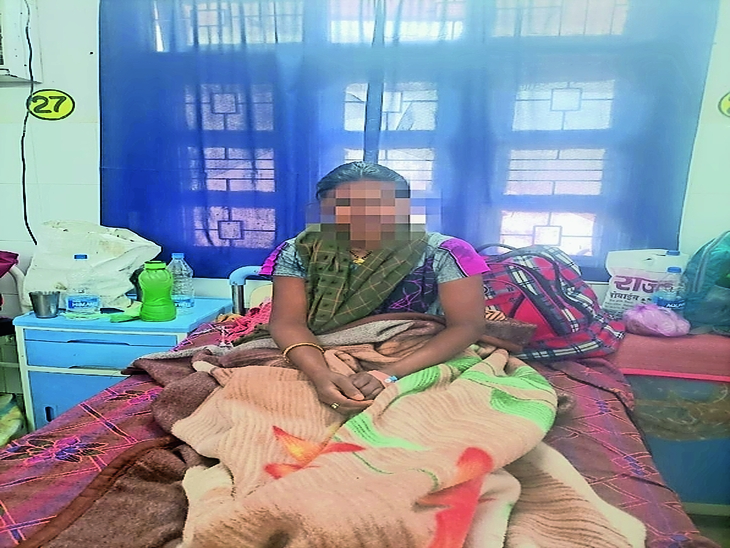 जिला अस्पताल में एक महिला  मरीज में बेहद दुर्लभ बीमारी का पता  चला है। - Dainik Bhaskar