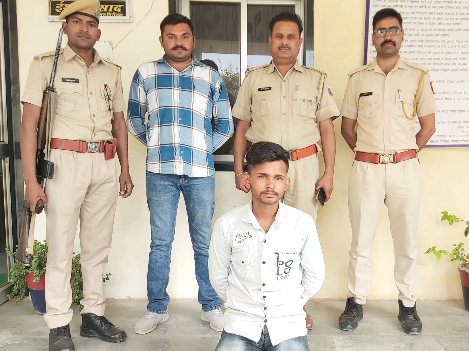 Napasar Nokha police arrested the youth of Ward No. 24 Napasar | सोशल मीडिया पर ...