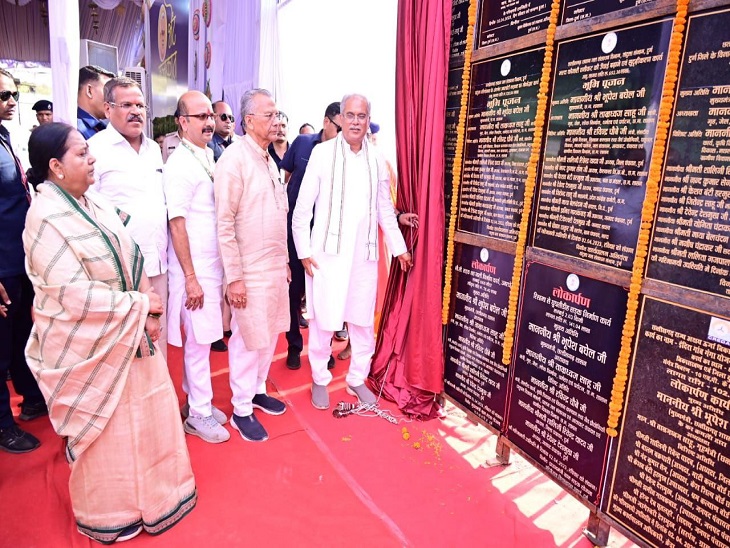 78 करोड़ के विकास कार्यों का किया लोकार्पण और भूमि पूजन