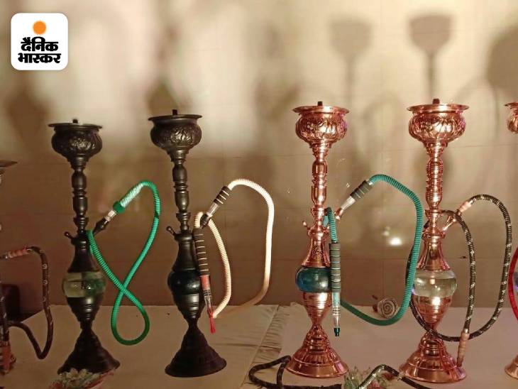 Wooden hookahs were prepared on the pretext of exporting them; Grabbed