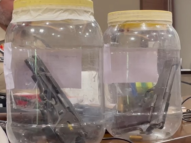 पटियाला में 2 पिस्टल के साथ गैंगस्टर काबू, लॉरेंस गैंग से जुड़े तार (The News Air) 2 आरोपी से बरामद पिस्टल।