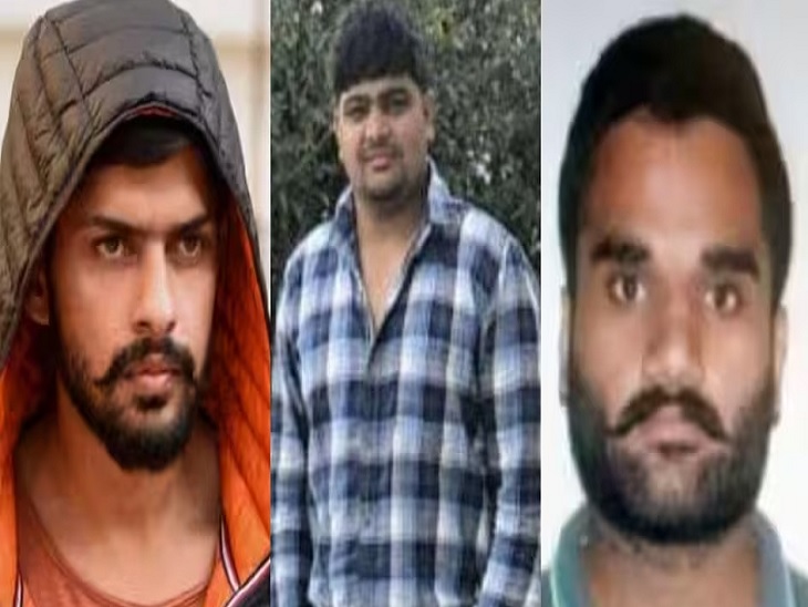 लारेंस, दीपक बॉक्सर और गोल्डी बरार। - Dainik Bhaskar