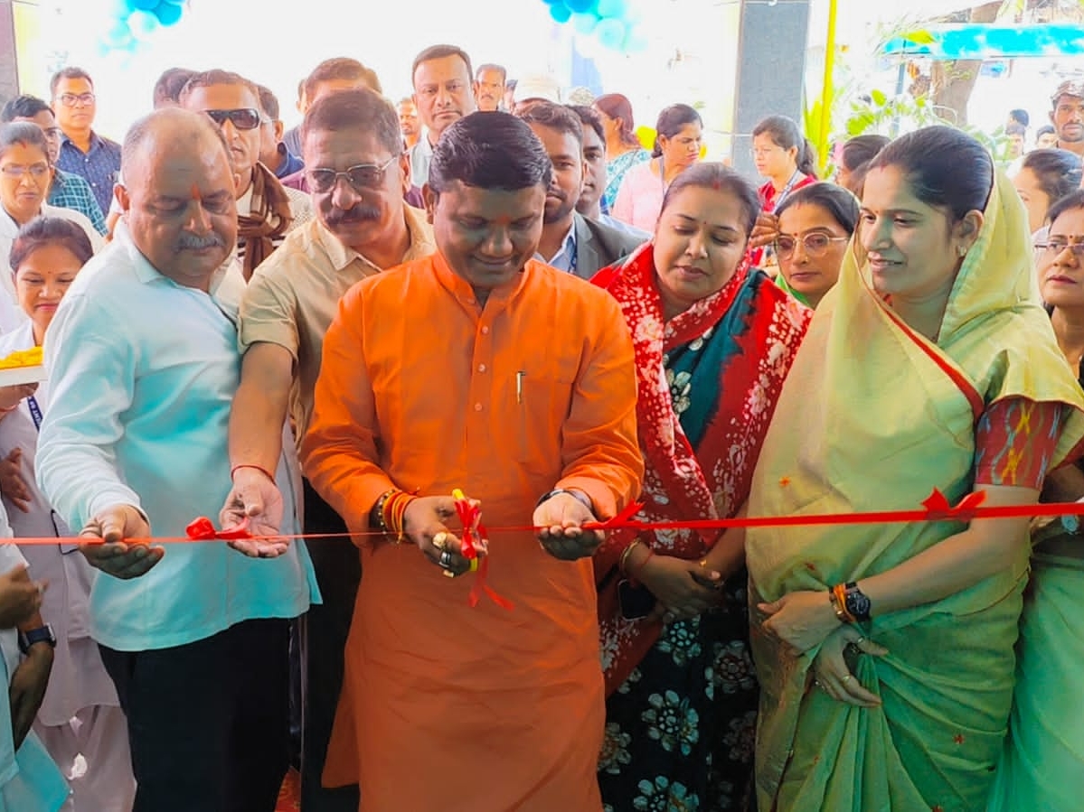 Ramkishore Nano Kavre inaugurated the new building built at a cost of ...
