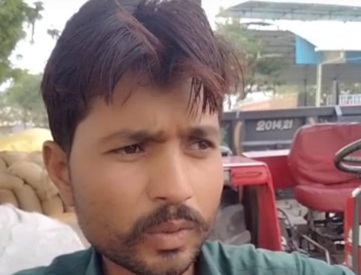 किसान राहुल चौहान।