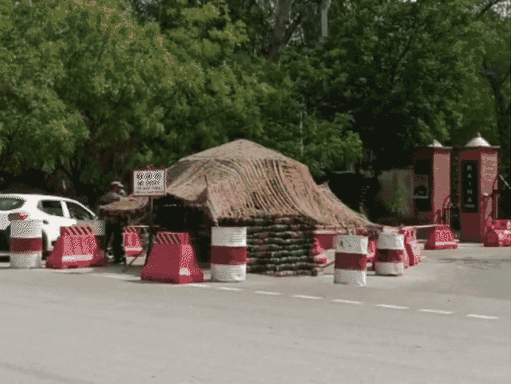 बठिंडा मिलिट्री स्टेशन कैंप का एक गेट।