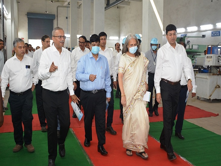 सेल चेयरमैन ने किया भिलाई इस्पात संयंत्र का दौरा