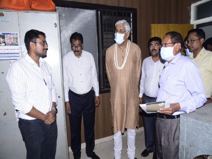 तिफरा में जीएसटी कार्यालय के नए भवन का मंत्री टीएस सिंहदेव ने किया निरीक्षण।