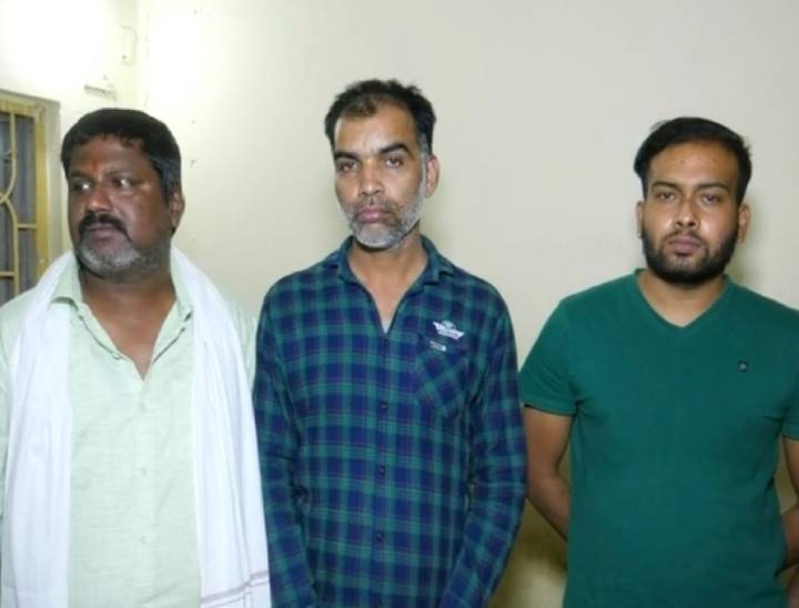 संदीप पुत्र रमेश जाधव निवासी शिवाजी नगर परदेशीपुरा (बाएं), जिसका फोटो क्राइम ब्रांच के सिपाहियों का बर्थडे मनाते हुए वायरल हुआ है। यह फोटो बाणगंगा थाने का है, जहां से तीनों आरोपियों को जमानत पर छोड़ दिया गया था।