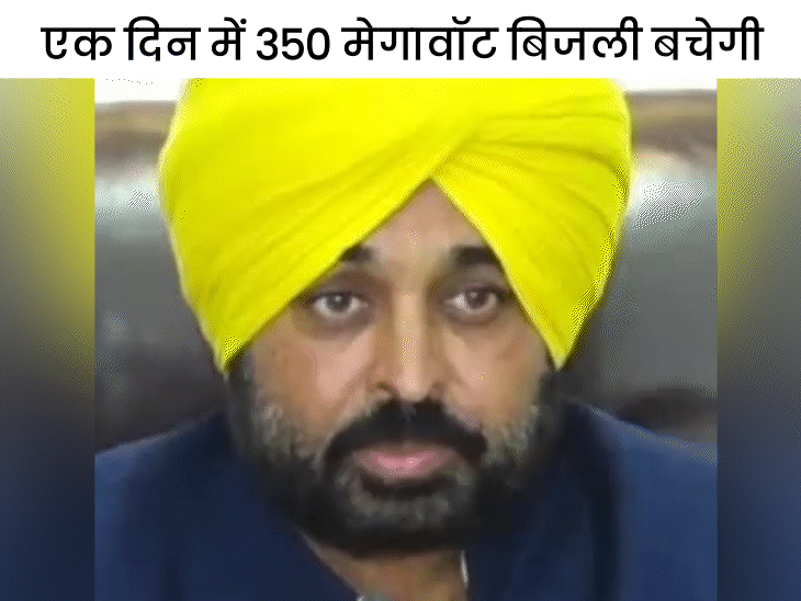 मुख्यमंत्री भगवंत मान। - Dainik Bhaskar