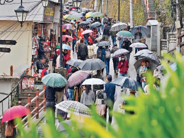 6 जिलों में हुई ओलावृष्टि, वहीं पंजाब के कई जिलों में हुई बारिश - Dainik Bhaskar