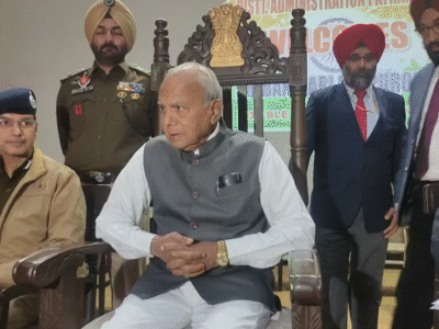 पंजाब के राज्यपाल बनवारी लाल पुरोहित। - Dainik Bhaskar