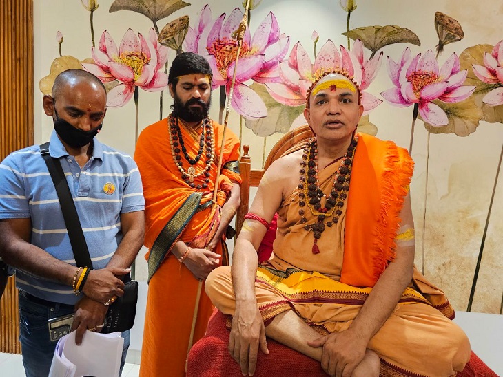 शंकराचार्य अविमुक्तेश्वरानंद सरस्वती भिलाई प्रवास पर