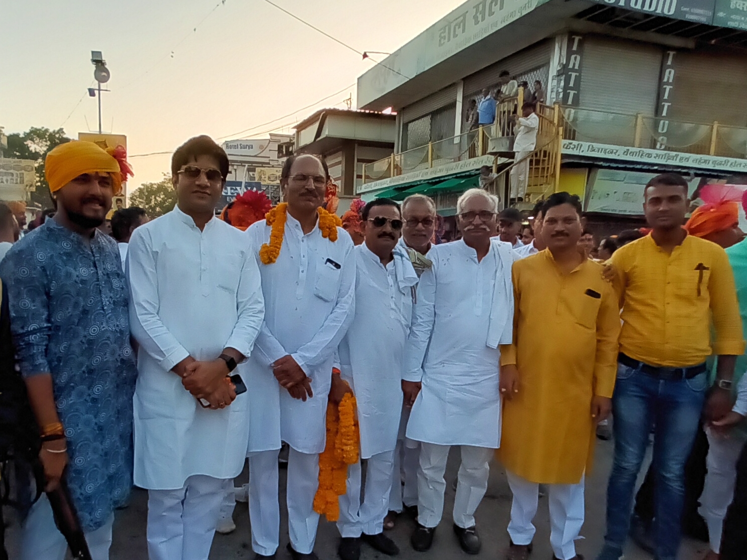 Wasad Rajput 93 Rajput society took out a moving ceremony, grand reception at various ...