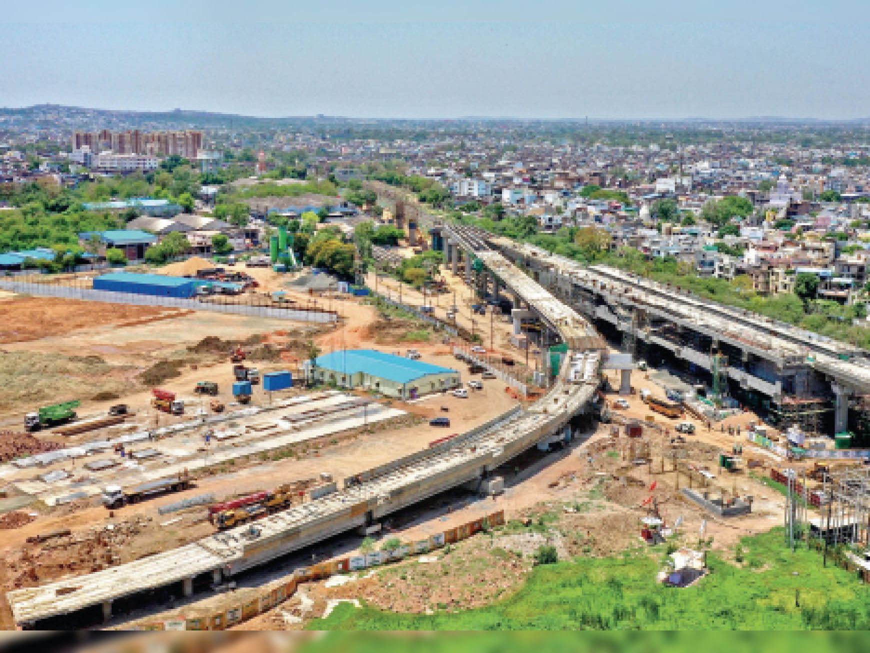 Metro of the whole city will pass through this 200 meter long ramp, go ...