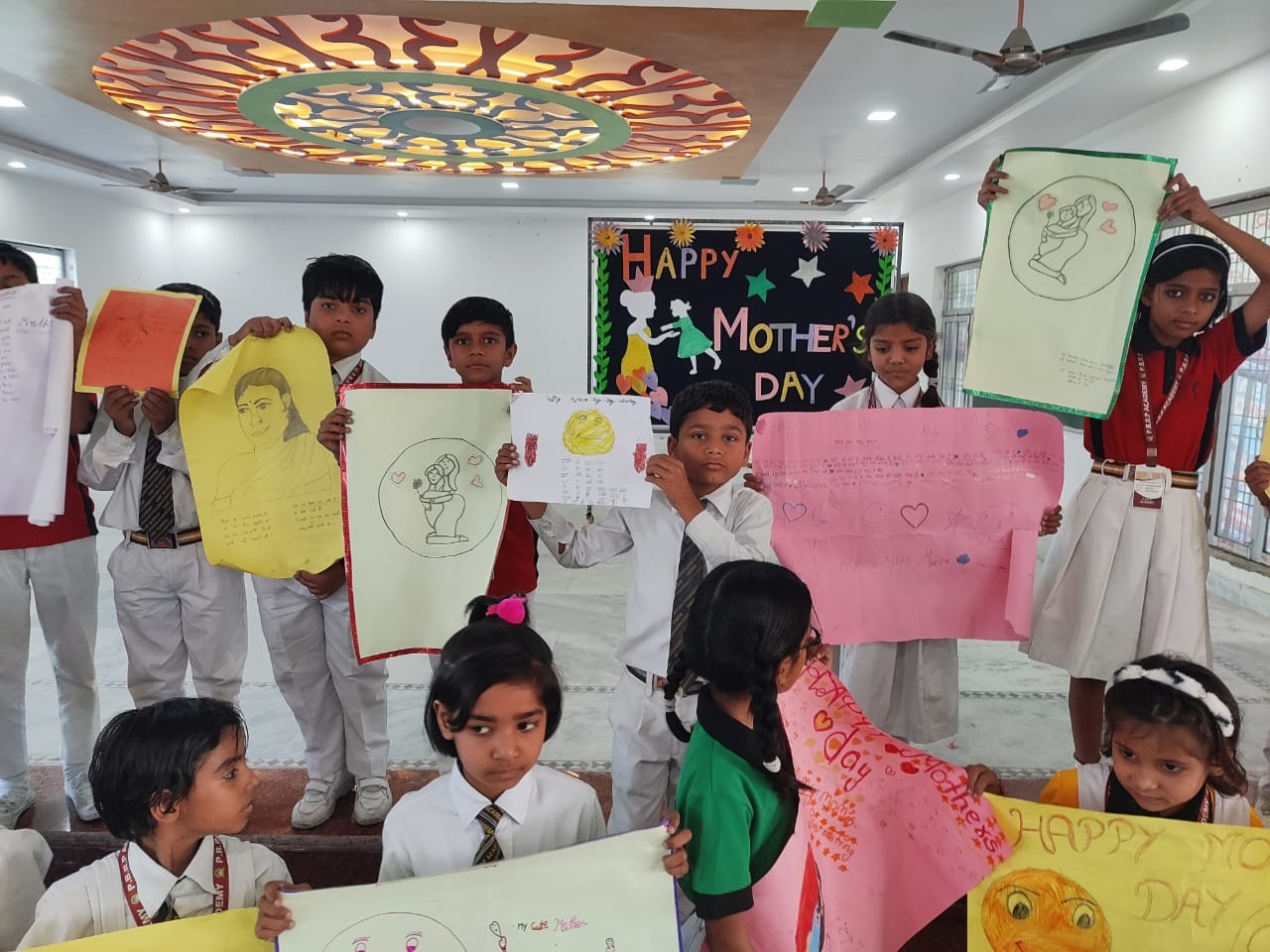 Dedicated to mother by making poster, song and drama was also organized ...
