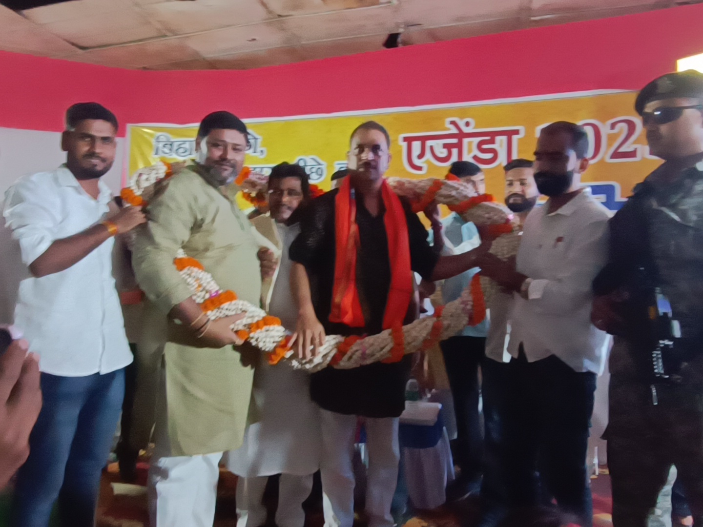 कार्यक्रम में राजीव प्रताप रूडी।