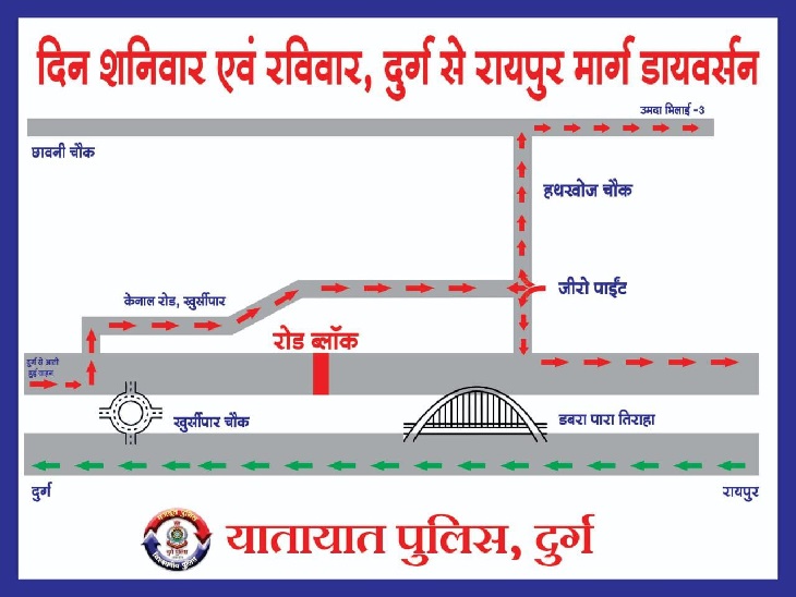 बनाया गया डावर्टेड रूट प्लान