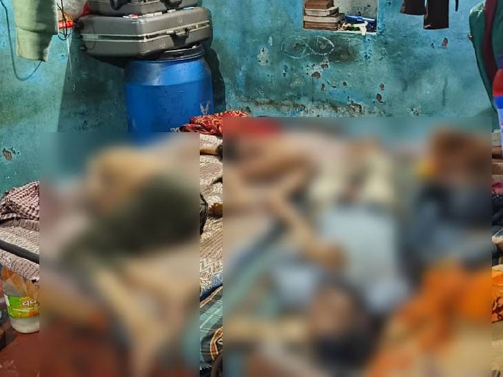 कमरे में 2 बेड थे। इन पर 3 लाशें पड़ी मिली थी। कमरे में कोई सुसाइड नोट नहीं मिला है।