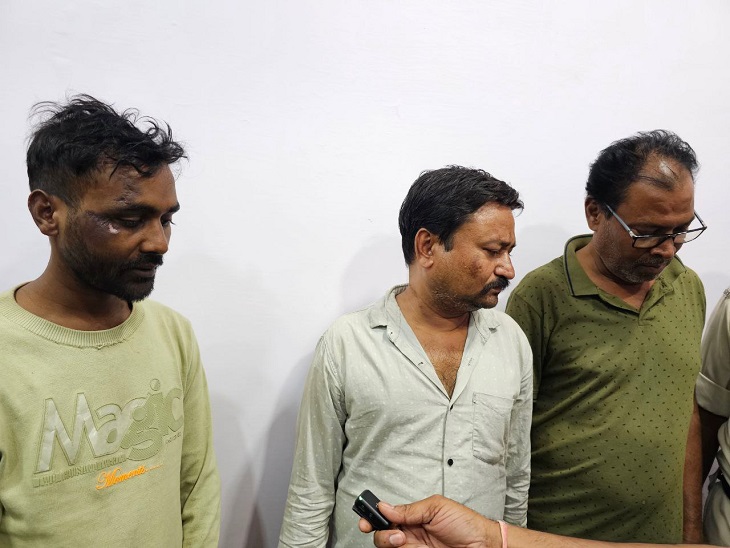 चोरी के मामले गिरफ्तार आरोपी और खरीददार