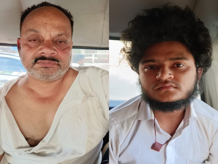 आरोपी अरविंद और हर्षित