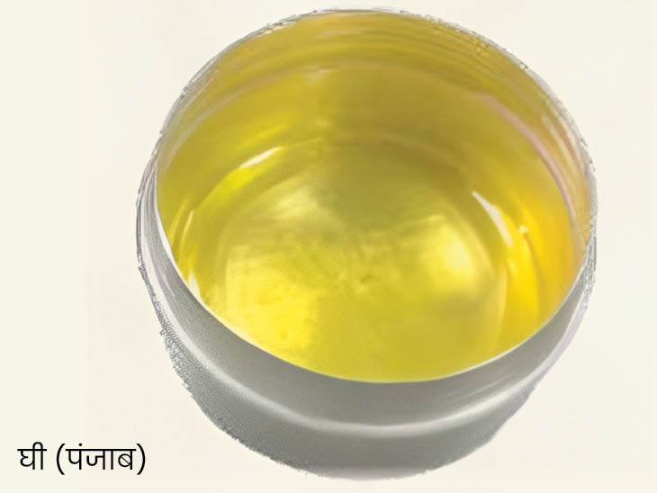 पांचवें स्थान पर आज्ञादान है। इसके तहत घी या मक्खन दिया जाता है। बॉक्स में जो घी रखा गया है, उसे पंजाब से मंगाया गया है।