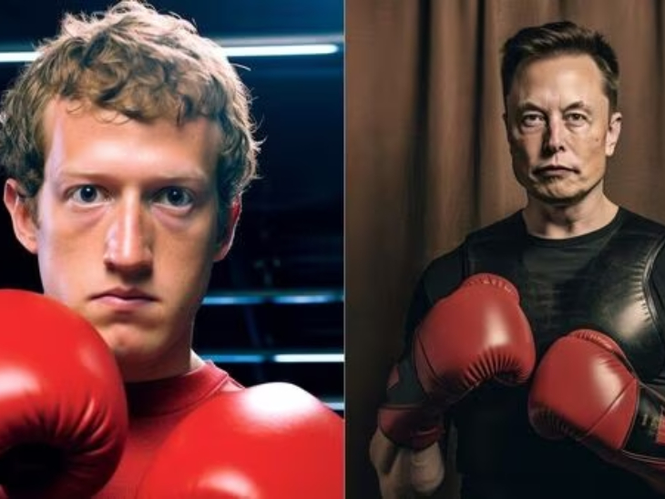Mark Zuckerberg Elon Musk Cage Fight Challenge | Vegas Octagon ...