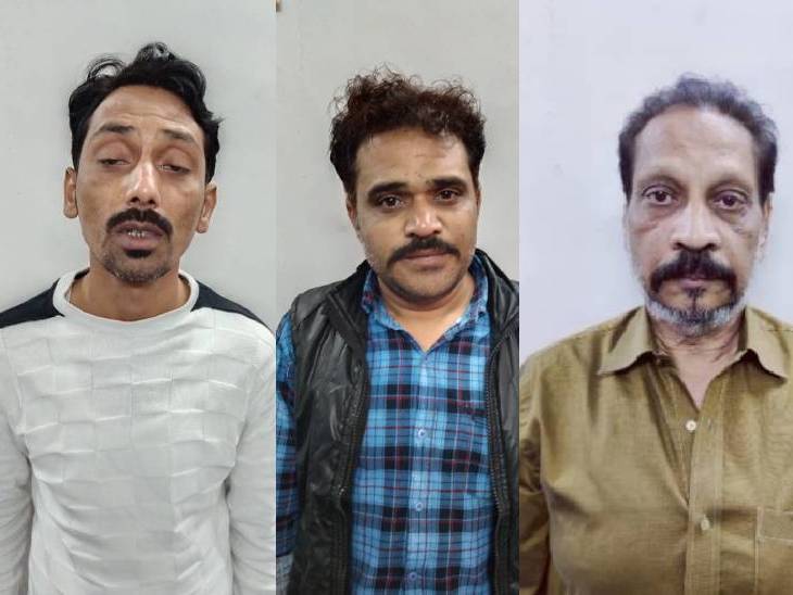 ड्रग्स सप्तालय सोनू उर्फ यासीन, तबरेज और वजीर हसन।