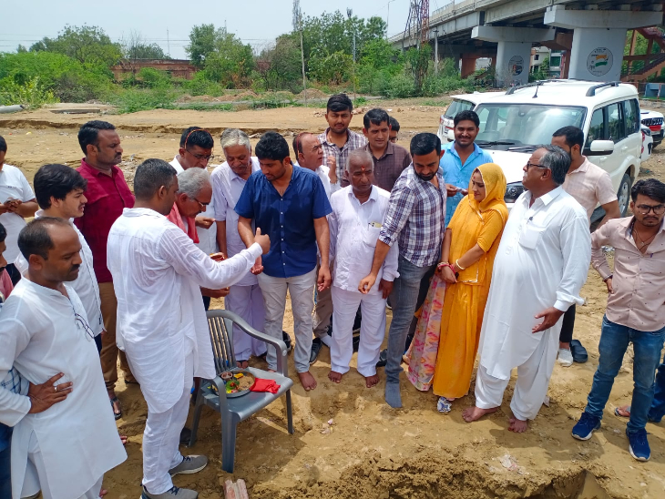 BJP's office will be built near Arihant Nagar and Congress's circuit