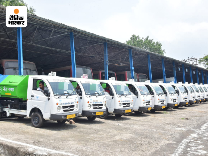 भोपाल नगर निगम ने 100 सीएनजी कचरा गाड़ियां खरीदी है। डेढ़ सौ और आएंगी। - Dainik Bhaskar