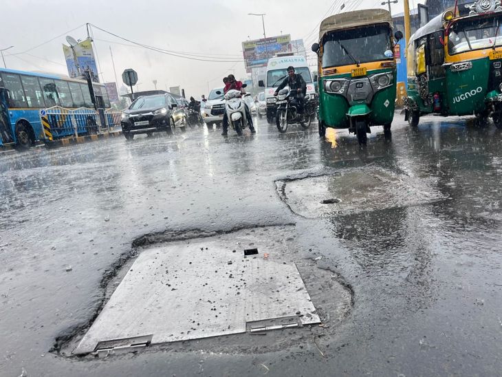 एलआईजी चौराहा की यह थी स्थिति।