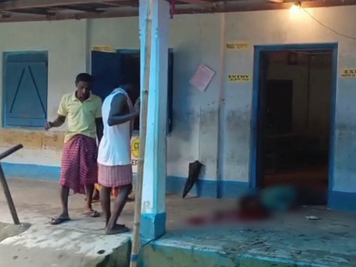 बंगाल भाजपा अध्यक्ष सुकांत मजूमदार ने शनिवार को यह तस्वीर ट्वीट करके बताया कि भाजपा उम्मीदवार के बूथ एजेंट माधव विश्वास की हत्या कर दी गई।