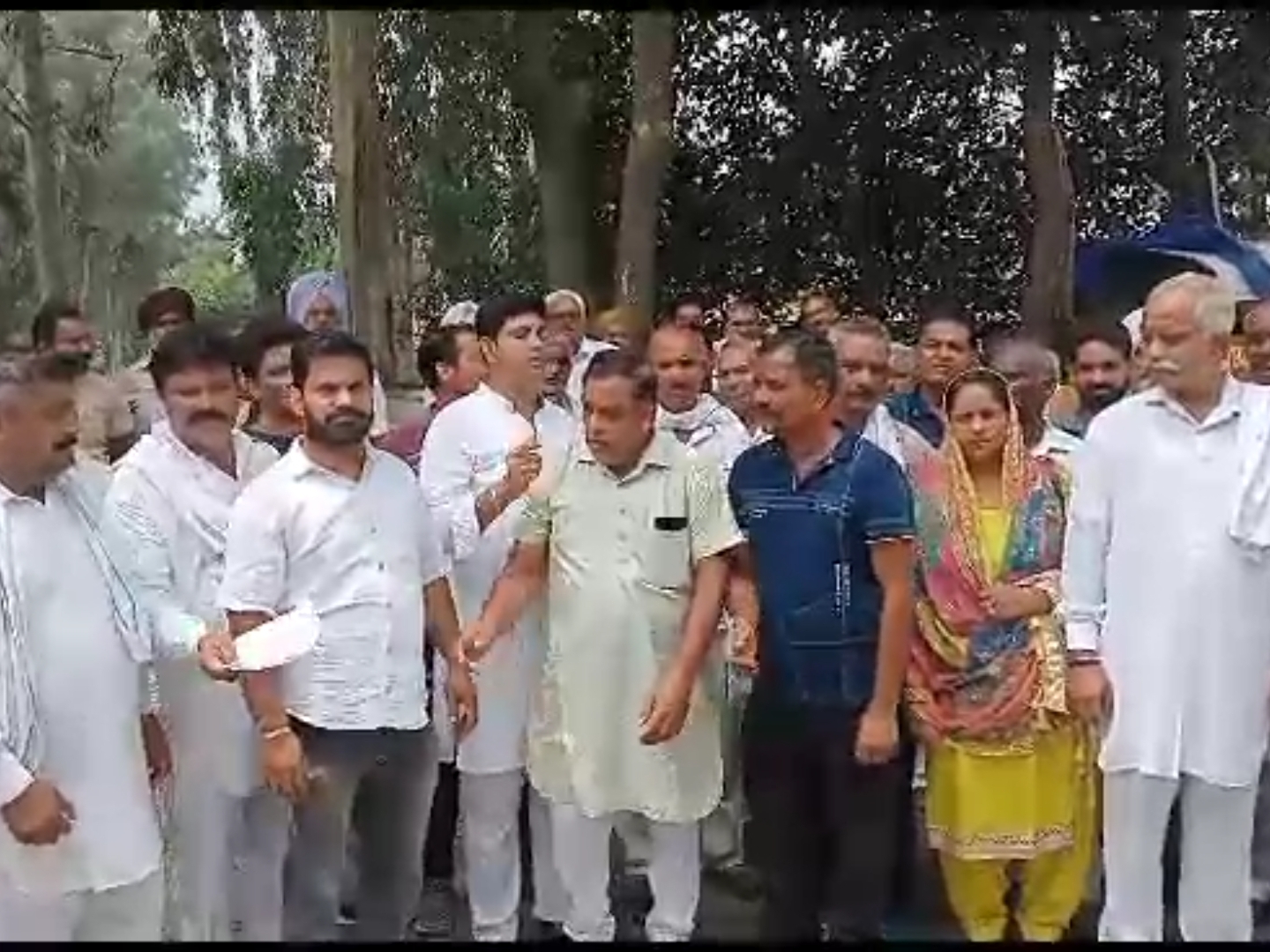 Yamunanagar DC Office, Farmers Demonstration, Crop Compensation