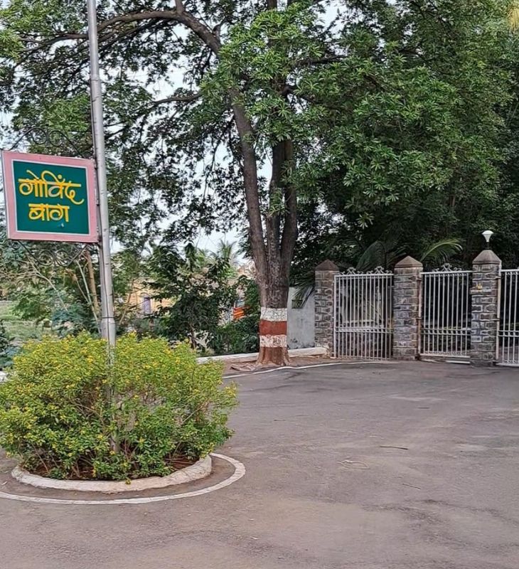 बारामती के मालेगांव में बना शरद पवार का बंगला। शरद पवार कभी-कभार ही यहां आते हैं। फिलहाल ये खाली है।