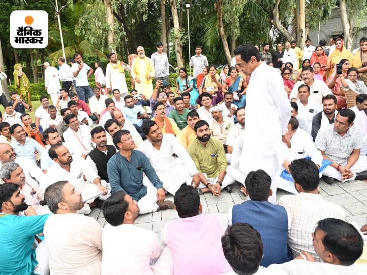 कांग्रेस अध्यक्ष कमलनाथ से मिला प्रतिनिधिमंडलों का दल।