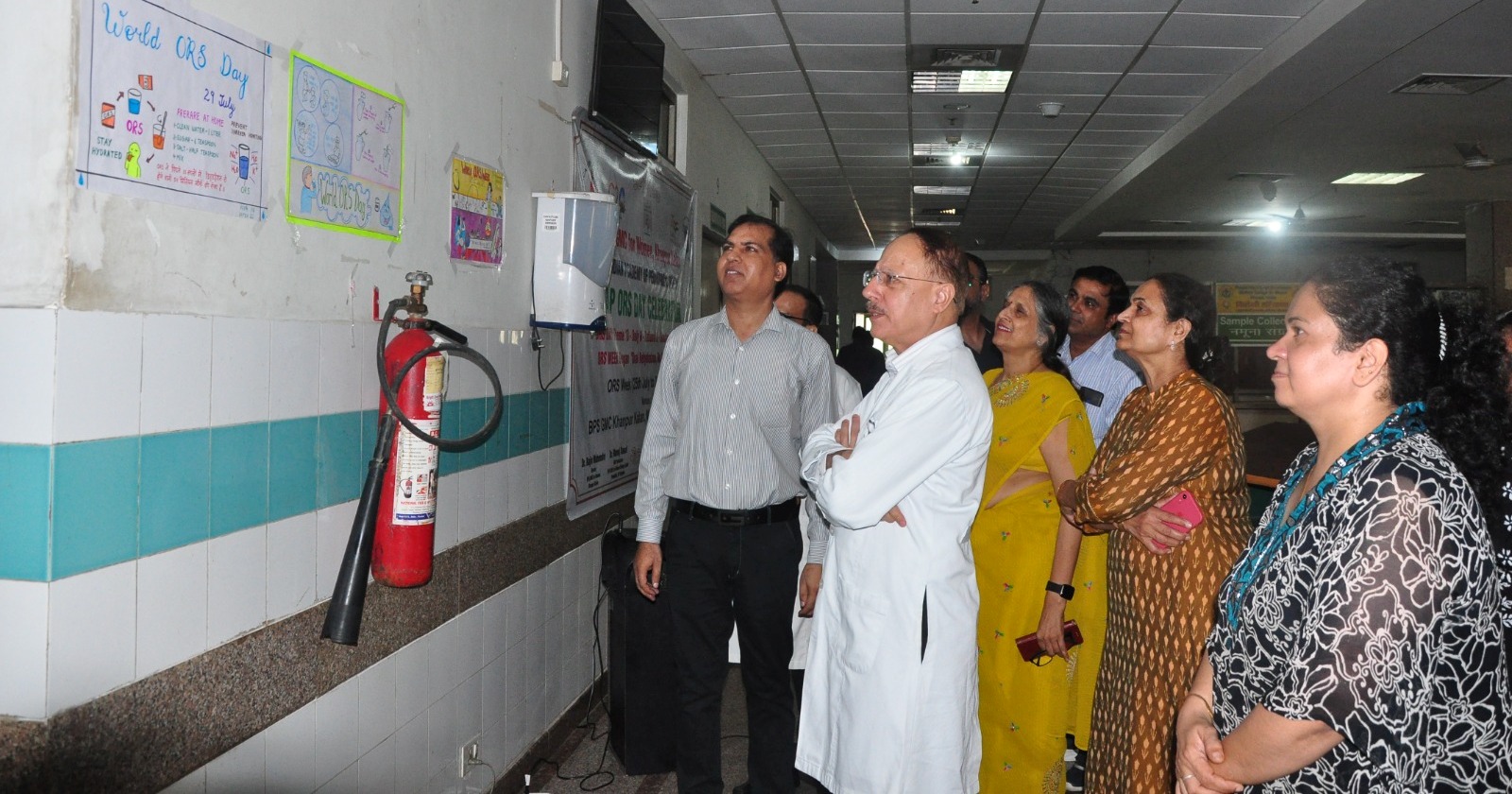 Women's Medical College students showed talent in Rangoli and poster making