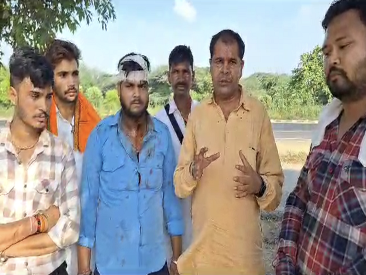 नूंह से वापस लौटने के बारे में जानकारी देते सुरेंद्र पूनिया।