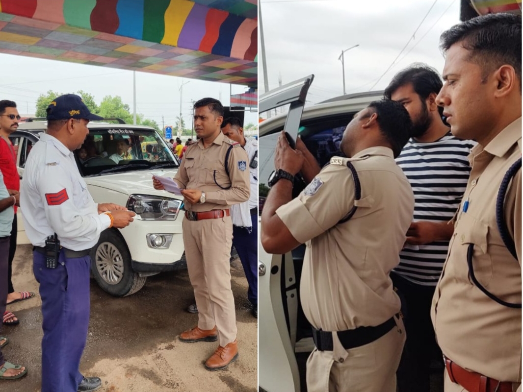 The driver said I am the nephew of the MLA, the police removed the