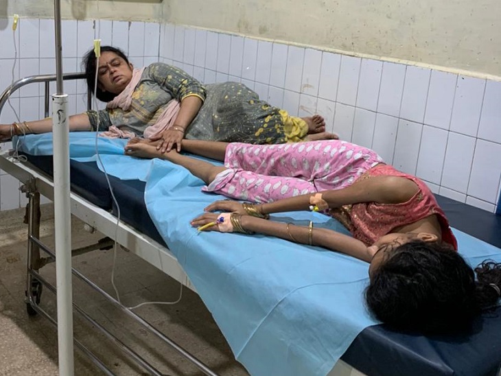 अस्पताल में उपचाराधीन हरदीप के परिजन