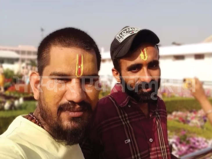 सचिन थापन और उसका साथी।