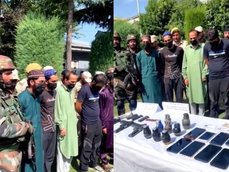 सुरक्षाबलों को एक संदिग्ध से पूछताछ के बाद बाकियों का पता मिलता गया।