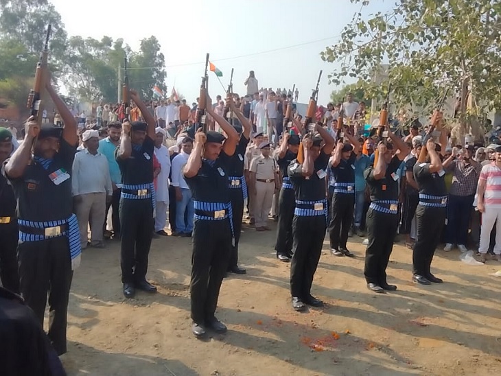 Rohtak Martyr Soldier Ankit Funeral, Killed In Leh Ladakh Indian Army