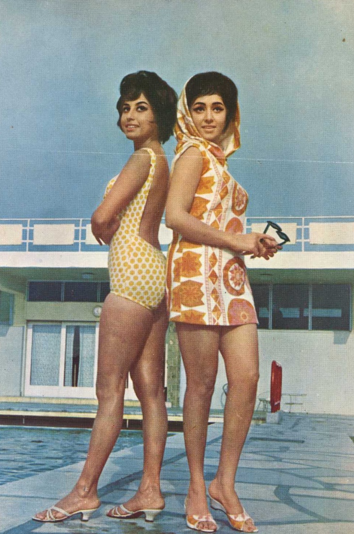 1974 की फिल्म वचन में एक्ट्रेस जबीन के साथ विमी।