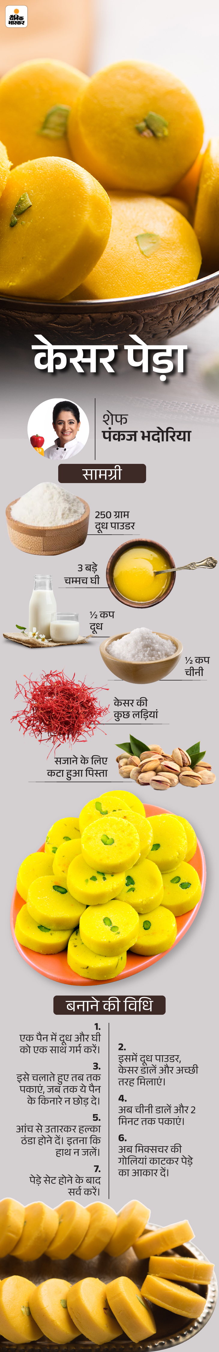 Raksha Bandhan 2023 Sweets Recipes; Kesar Peda Besan Ke Laddu Banane Ki ...