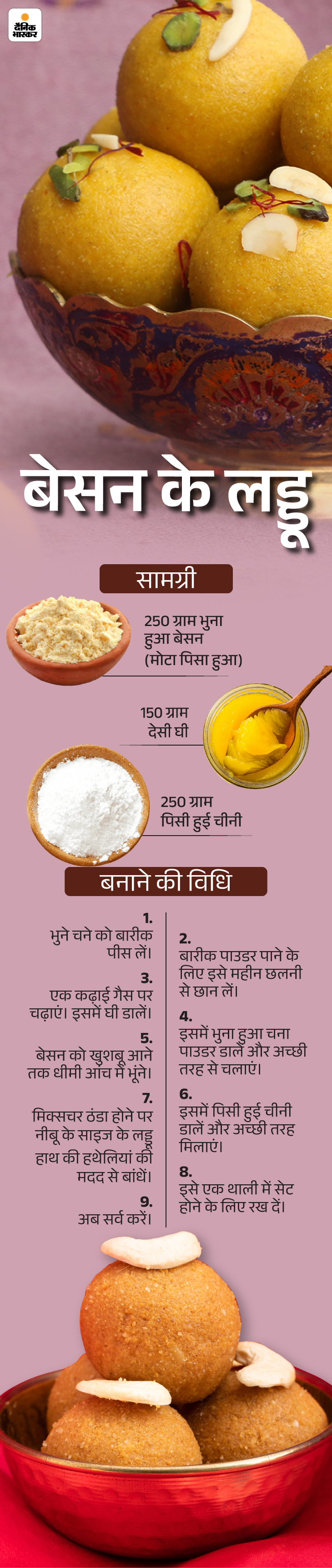 Raksha Bandhan 2023 Sweets Recipes; Kesar Peda Besan Ke Laddu Banane Ki ...