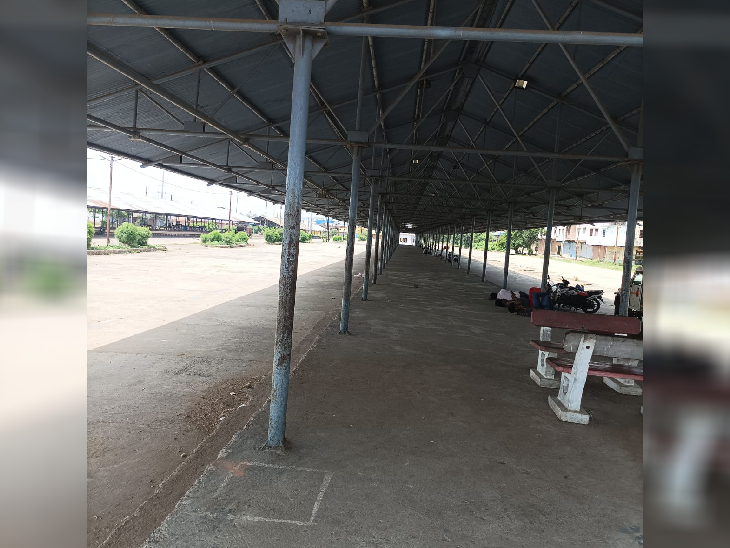 भोपाल करोंद मंडी में छाई विरानी। - Dainik Bhaskar