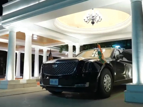 नई दिल्ली स्थित प्रधानमंत्री आवास में बाइडेन और मोदी। दोनों के बीच कई अहम मुद्दों पर बातचीत हुई।