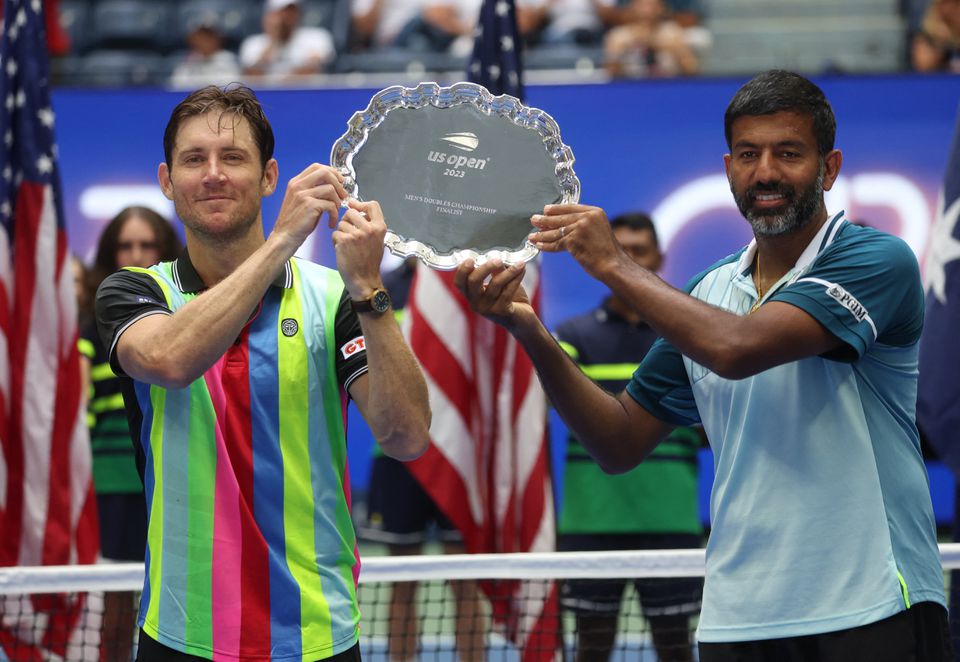 भारत के रोहन बोपन्ना और ऑस्ट्रेलिया के मैथ्यू एबडेन फाइनल में राजीव राम और जो सैलिसबरी से हारकर रनर-अप रहे।