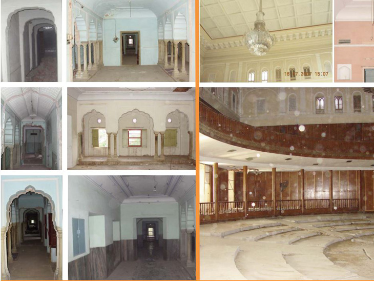 पुरानी विधानसभा जब टाउनहाल में चलती थी, तब अंदर से ऐसा दिखाई देता था।